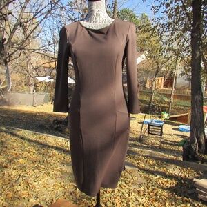 Forever 21 Brown Long Sleeve Dress
